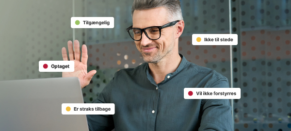 Hvor **** er Holger? Har du også uens status i Teams og i telefonsystemet?