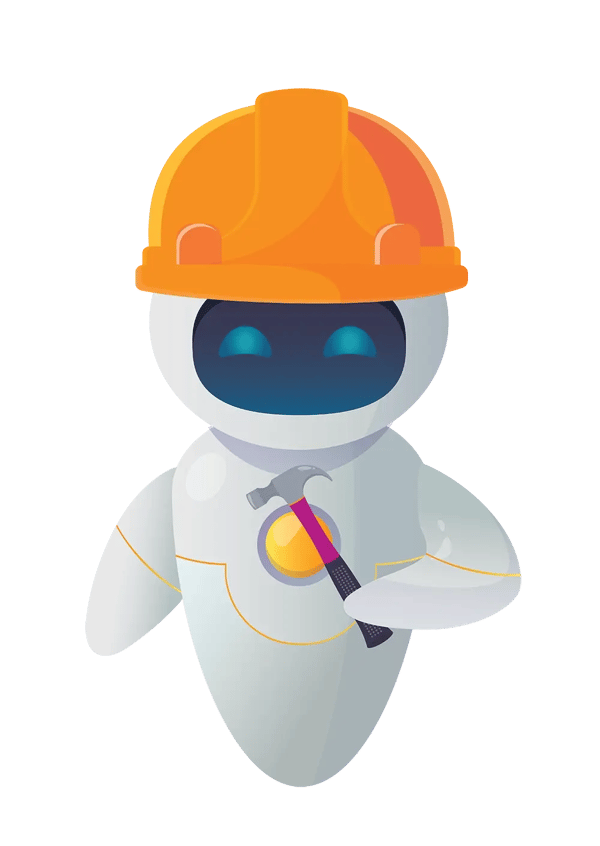 AI-assistent-construction-hat-hammer