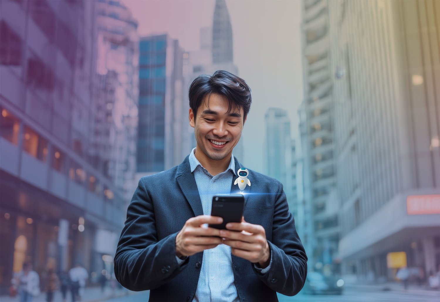 Ai-assistent-mobile-man