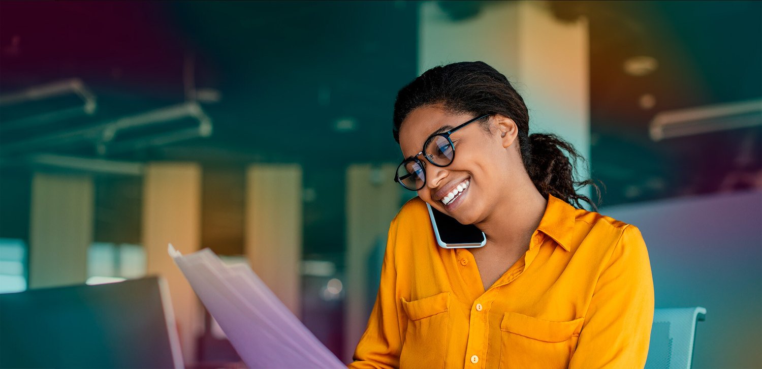 women_on_phone_with_papers