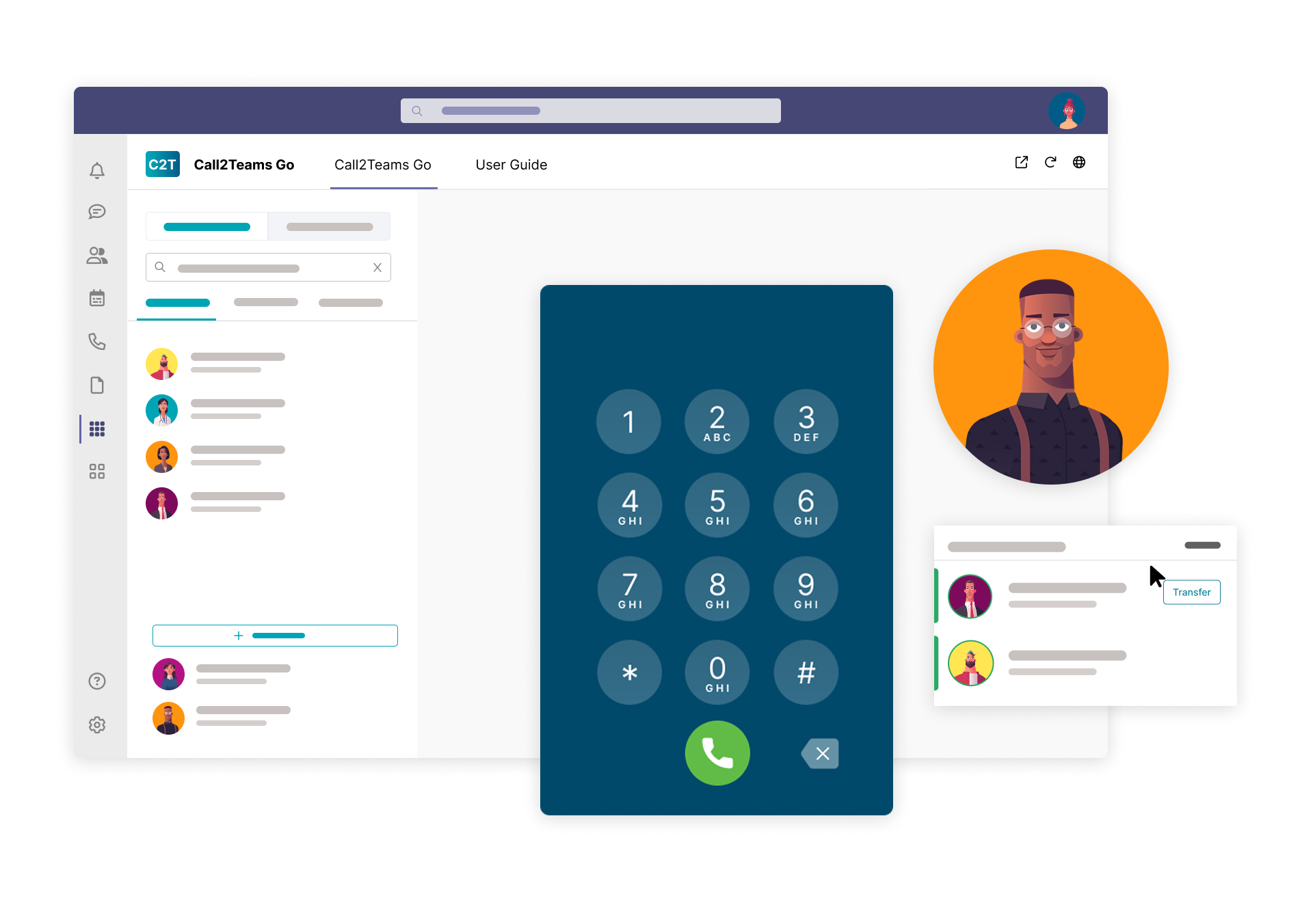 C2T Go - Active calls-Call-conceptpng